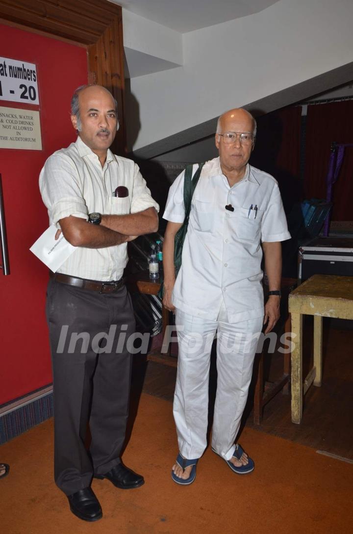 Sooraj Barjatya at Show of Kuch Bhi Ho Sakta Hai