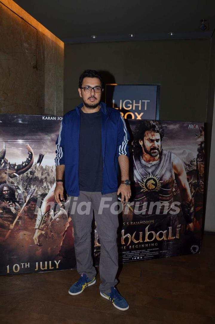 Dinesh Vijan at Screening of Bahubali