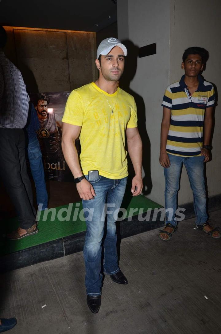 Pulkit Samrat at Screening of Bahubali