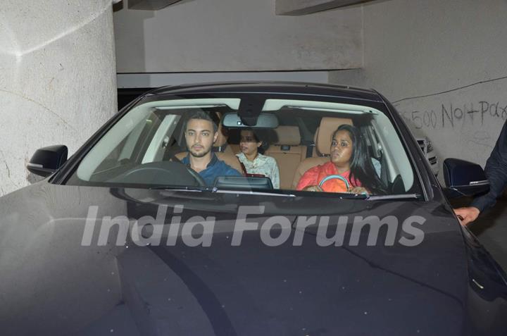 Arpita Khan Sharma With Her Husband at Special Screening of Bajrangi Bhaijaan