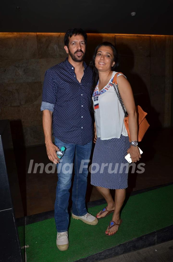 Kabir Khan and Mini Mathur at Special Screening of Bajrangi Bhaijaan