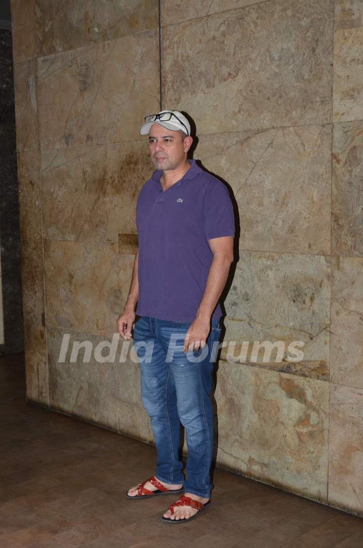 Atul Agnihotri poses for the media at the Special Screening of Bajrangi Bhaijaan