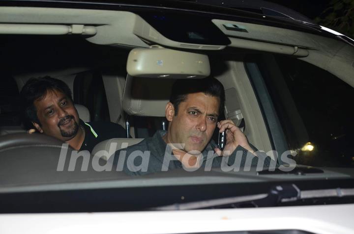 Salman Khan was snapped at the Special Screening of Bajrangi Bhaijaan