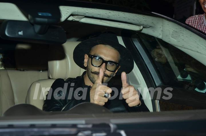 Ranveer Singh at Priyanka Chopra's Birthday Bash!