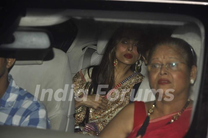 Malaika Arora Khan Snapped Outside Salman's House on Eid