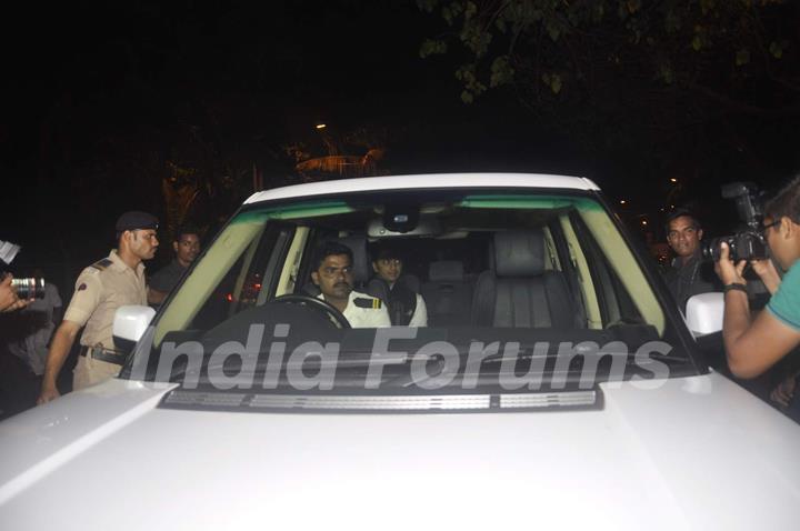 Riteish Deshmukh at Salman Khan's House to Celebrate Eid