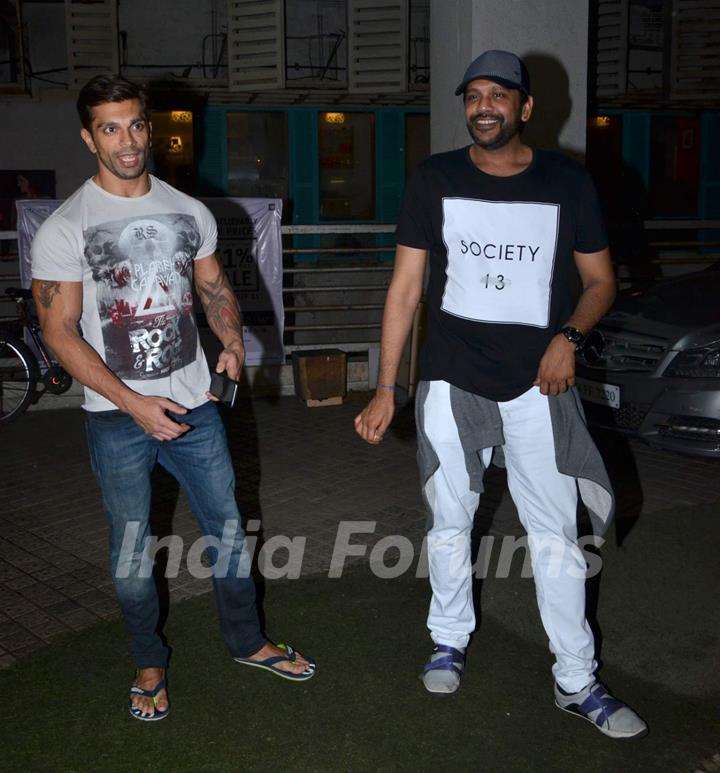 Karan Singh Grover and Rocky S Snapped in the City