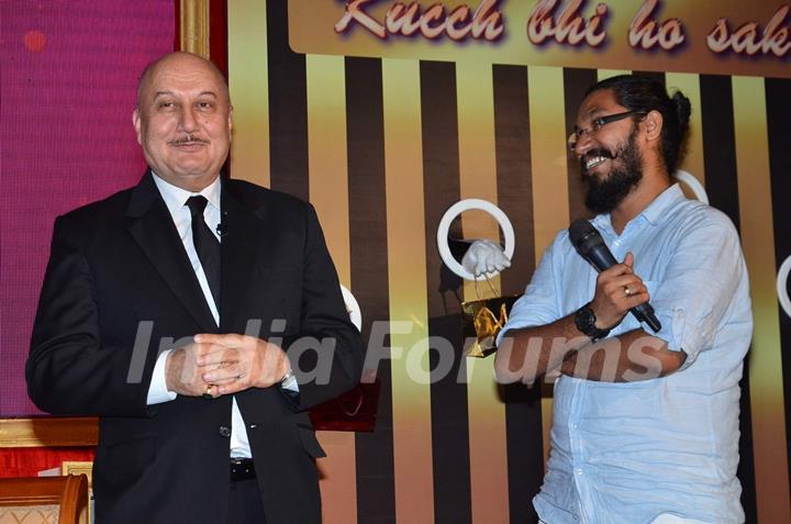 Anupam Kher at the Launch of Season 2 of The Anupam Kher Show Kucch Bhi Ho Sakta Hai