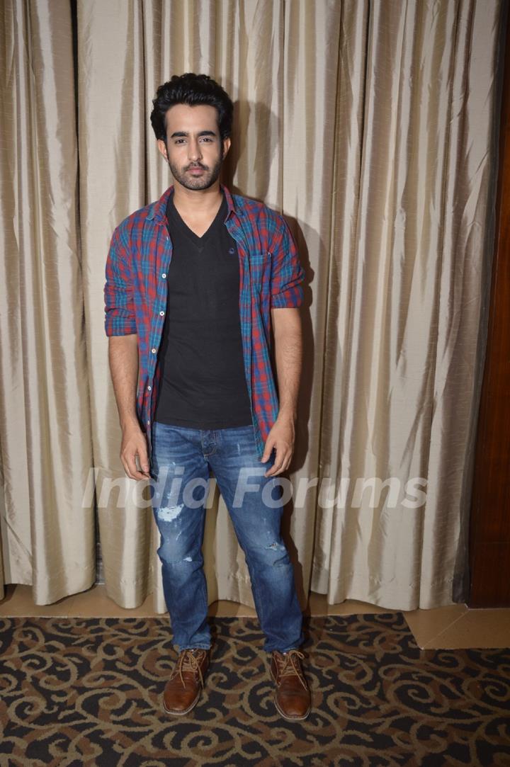 Satyajeet Dubey at Press Meet of Baankey Ki Crazy Baraat