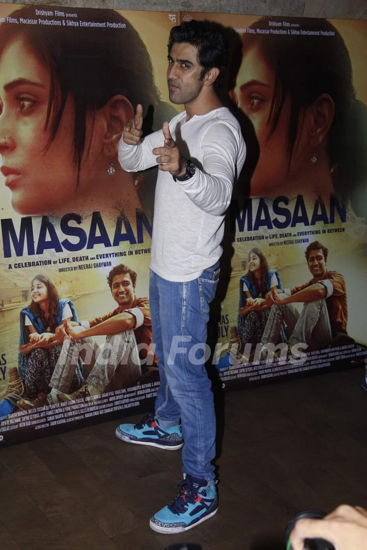 Amit Sadh at Special Screening of Masaan