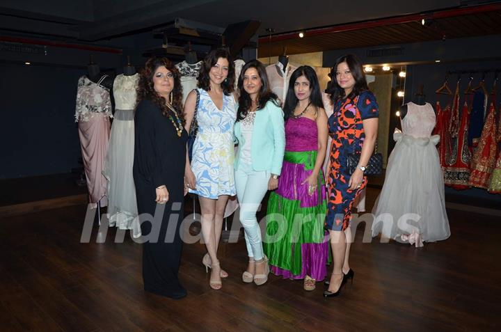 Aditi Gowitrikar, Amy Billimoria and Shibani Kashyap at Launch of Amy Bilimoria's New Jewellery Line