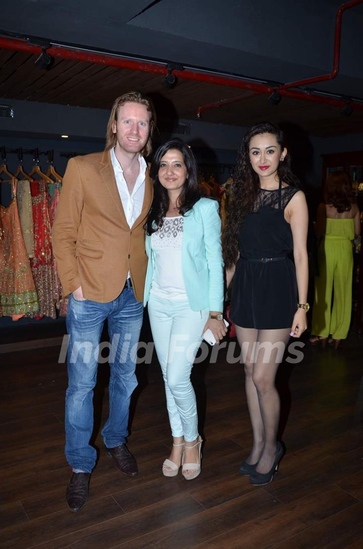 Alexx O'Nell With Amy Billimoria at Launch of New Jewellery Line