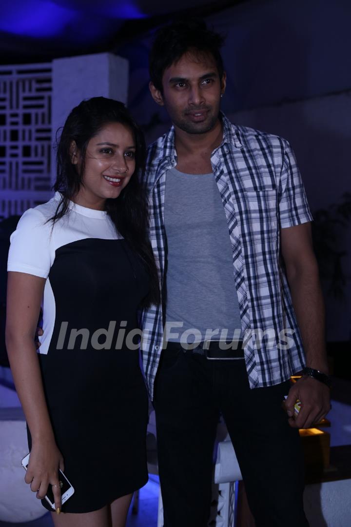 Pratyusha Banerjee and Rahul Singh at Celebration of Suyash Rai's Sister's Birthday at Star Struck