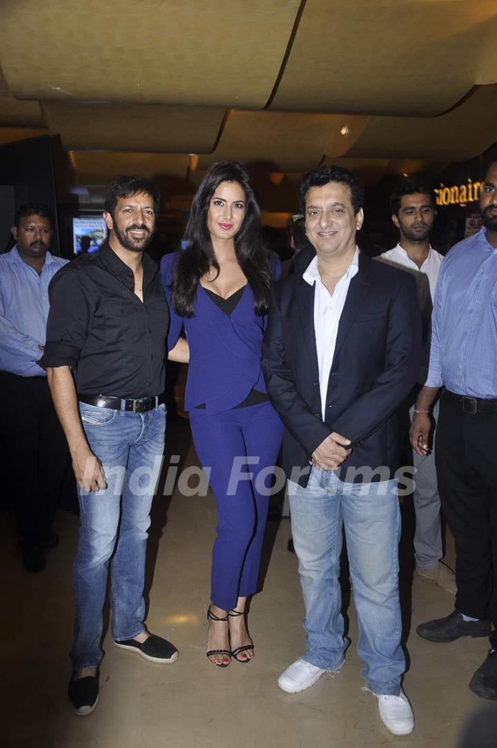 Kabir Khan, Katrina Kaif and Sajid Nadiadwala at Trailer Launch of Phantom