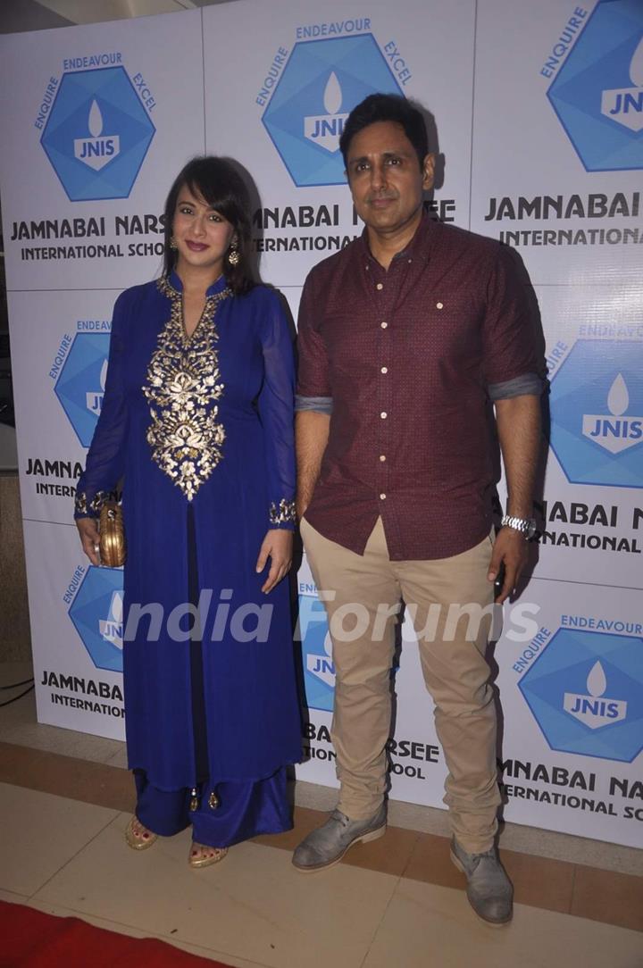 Parven Dabas and Preeti Jhangiani at  Inauguration of Jamnabai Narsee International School