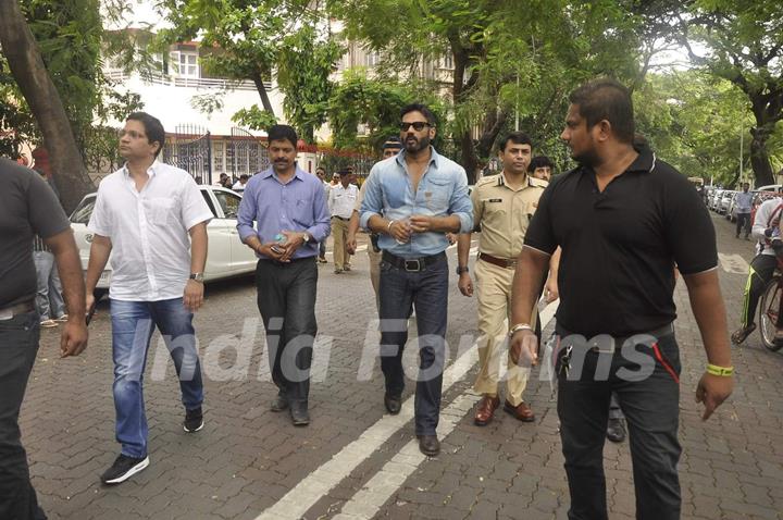 Suniel Shetty at an Event for Traffic Awareness