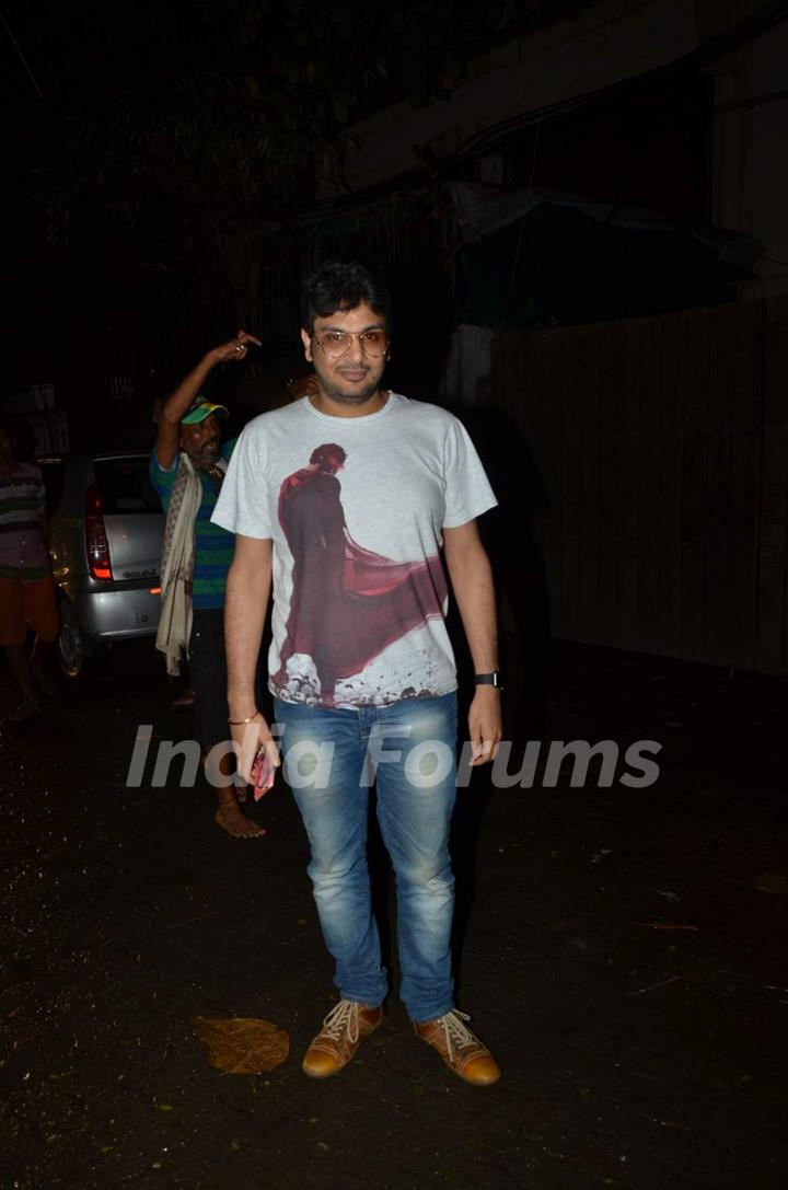 Mukesh Chhabra at Screening of Drishyam