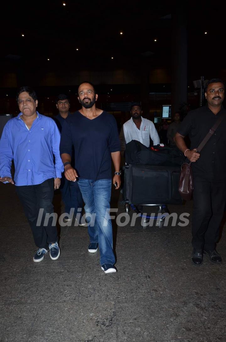Rohit Shetty Snapped at Airport