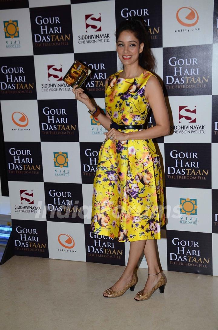 Vidya Malavde at Music Launch of Gour Hari Dastaan