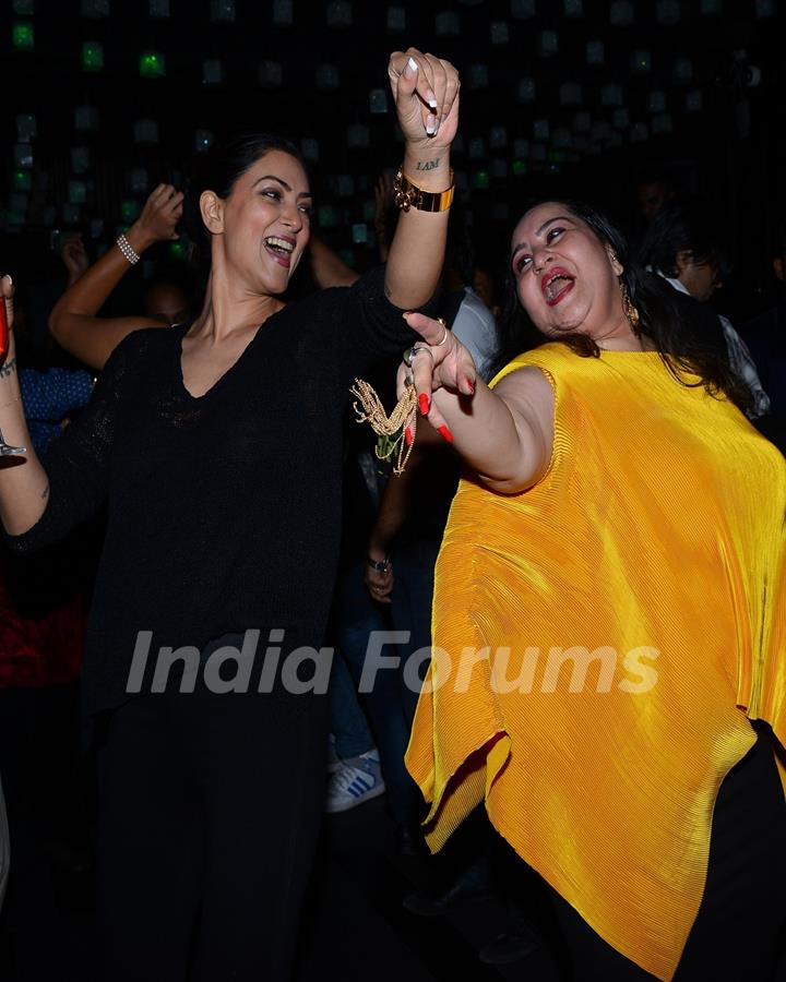 Sushmita Sen Shakes a Leg at Pankita Sardani and Arun Sheshkumar's Bash