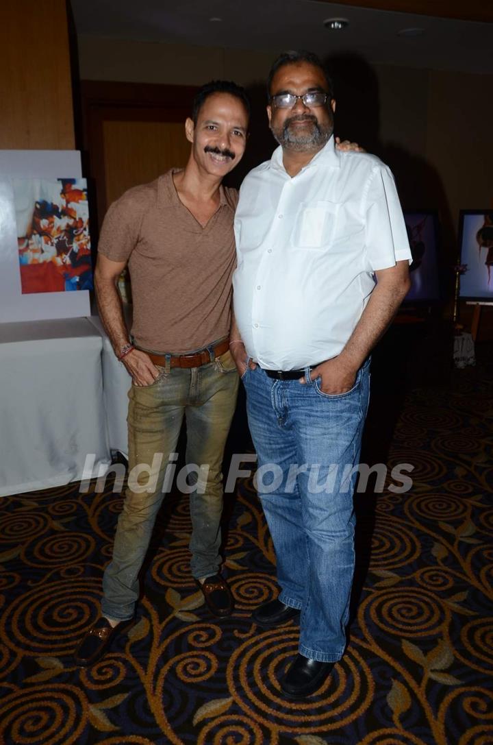 Mickey Mehta Snapped at an Art Exhibition
