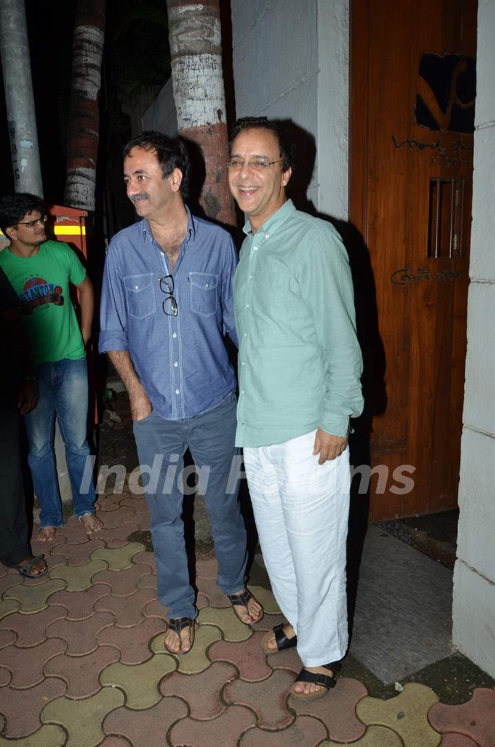 Rajkumar Hirani at Vidhu Vinod Chopra's Residence