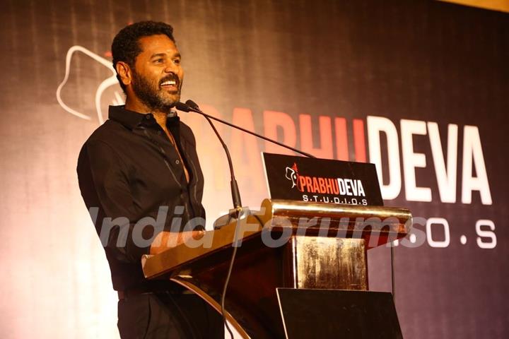 Prabhu Deva Speaks at Launch of 'Prabhu Deva Studios'