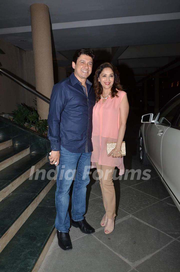 Madhuri Dixit Nene at Manish Paul's Birthday Bash