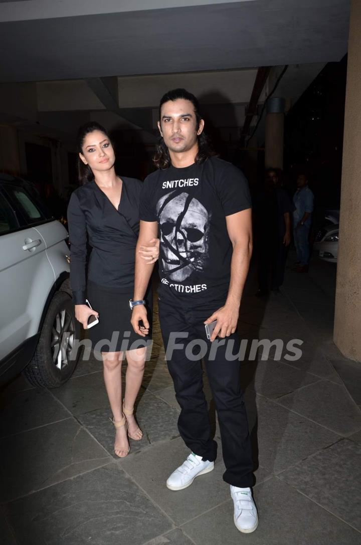 Sushant Singh Rajput and Ankita Lokhande at acManish Paul's Birthday Bash