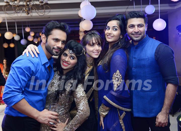 Rahul Vaidya and Megha Israni at Luv Hemali Sanat Luv Israni Wedding