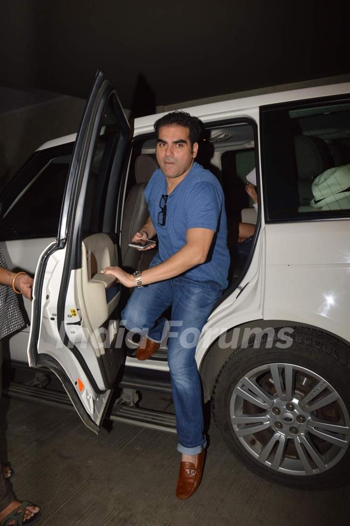 Arbaaz Khan was snapped at the Special Screening of Bangistan at Light Box