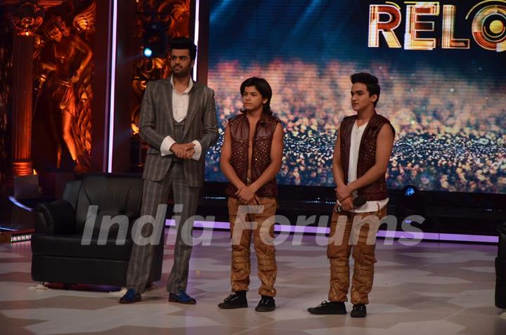 Faisal I Khan and Siddharth Nigam after their performance on Jhalak Dikhla Jaa 8