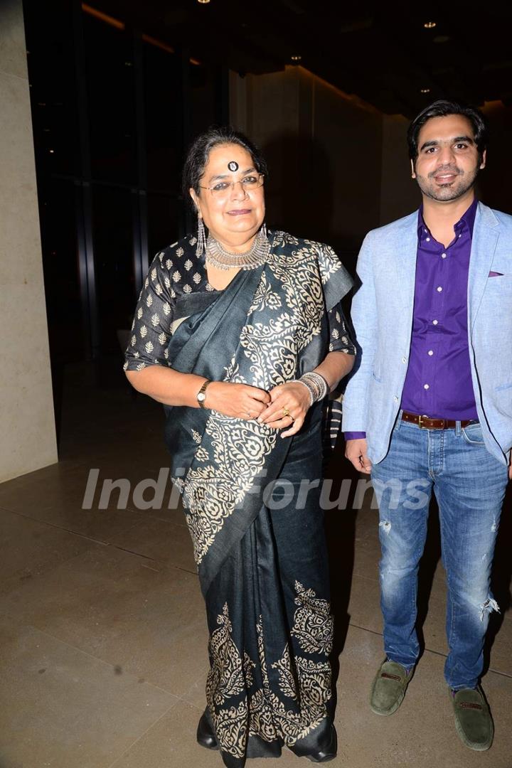 Usha Uthup poses for the media at SIIMA Press Meet