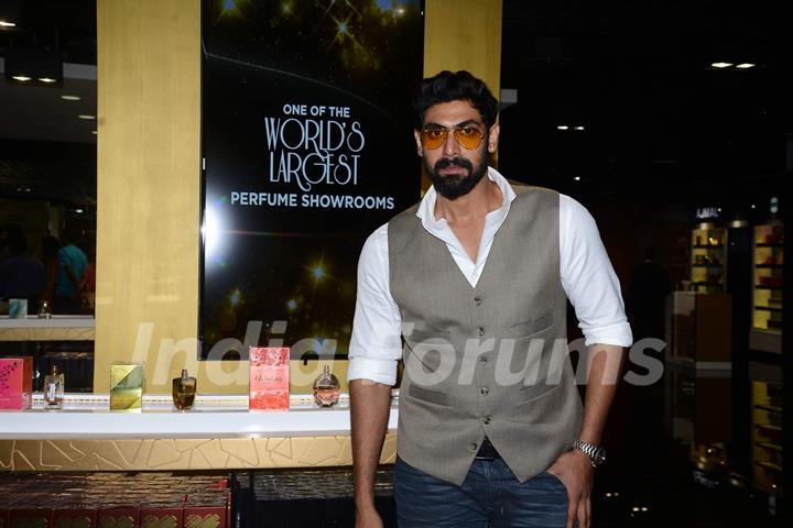 Rana Daggubati poses for the media at SIIMA Press Meet