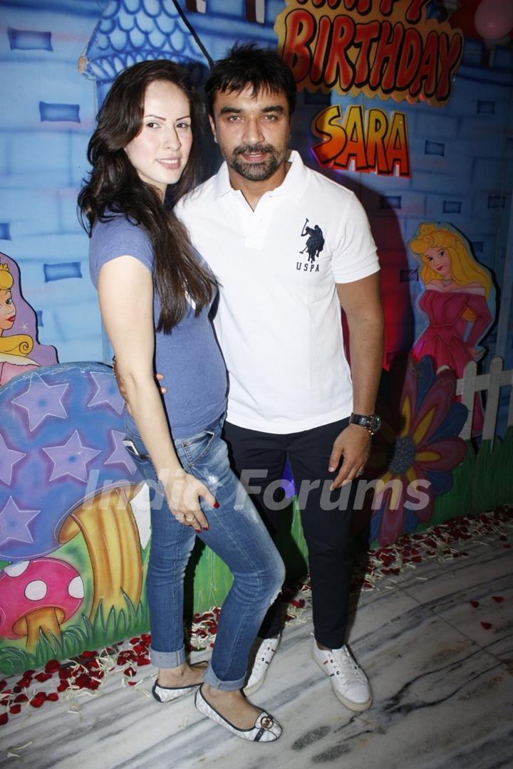 Ajaz Khan was at Sara Khan's Birthday Bash