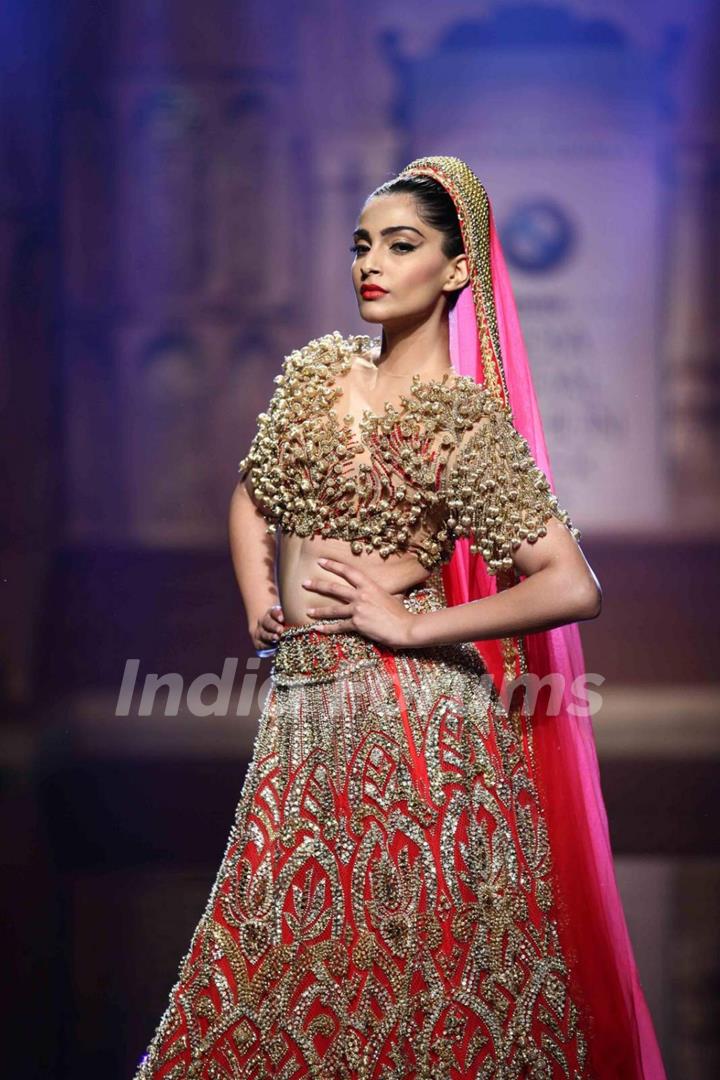 Sonam Kapoor Sizzles at BMW India Bridal Fashion Week