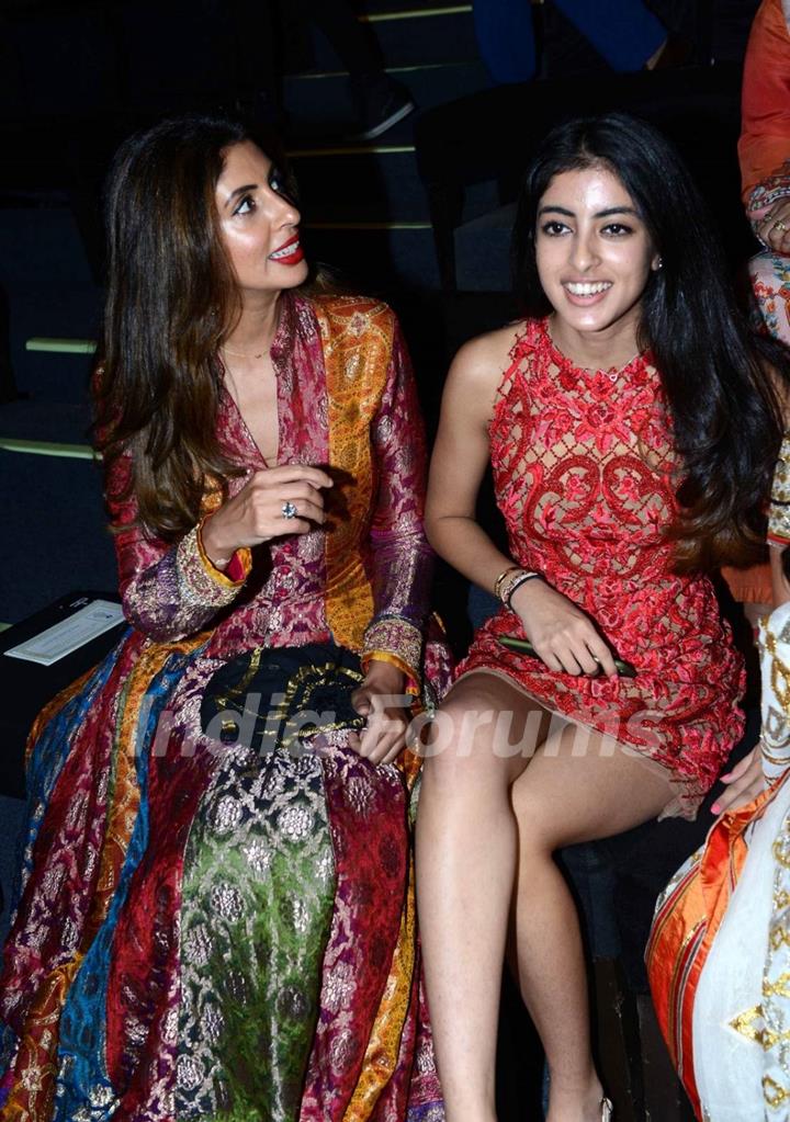 Navya Naveli and Shweta Bachchan at BMW India Bridal Fashion Week