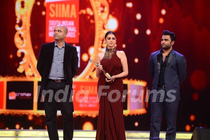 Aditi Rao Hydari and Sachin Joshi at SIIMA 2015 Day 3