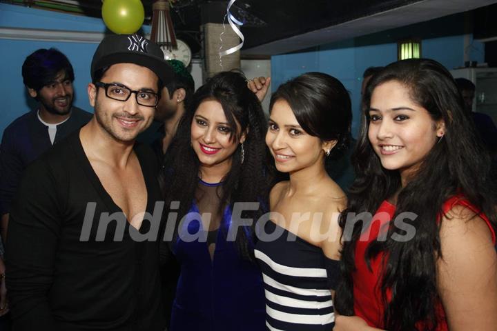 Dheeraj Dhoopar, Urmi and Vinny Arora at Pratyusha Banerjee's Birthday Bash