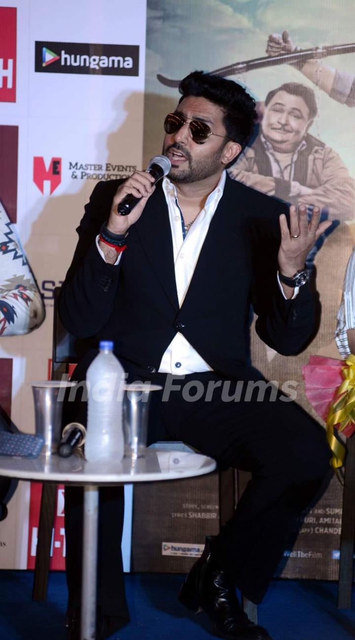 Abhishek Bachchan for Promotions of All is Well in Gurgaon