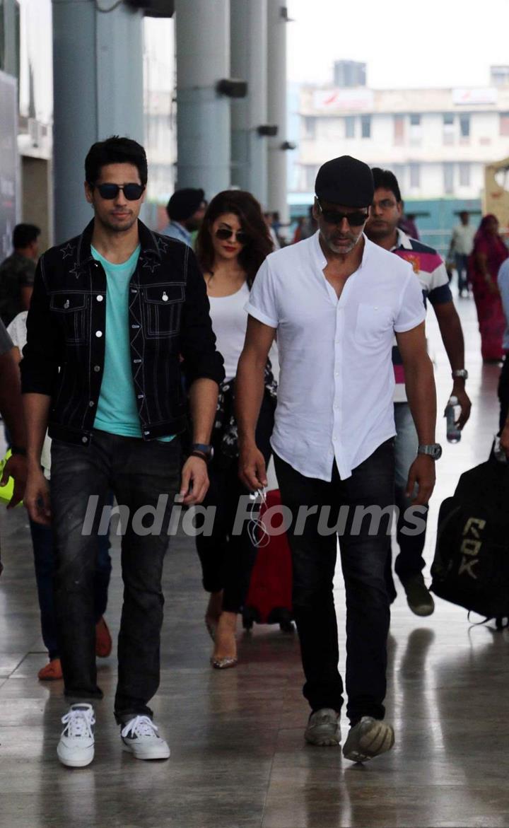 Brothers Team Snapped at Airport