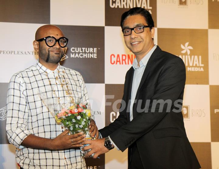 Benny Dayal and Pv Sunil at Carnival Group Event