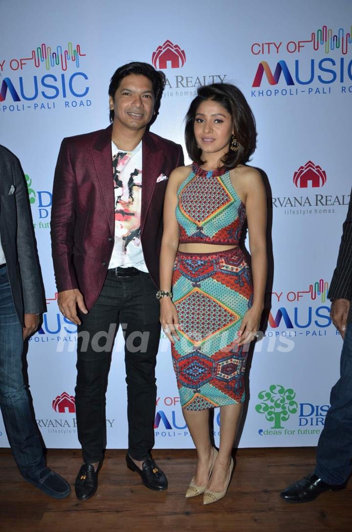 Sunidhi Chauhan and Shaan at City of Music Event