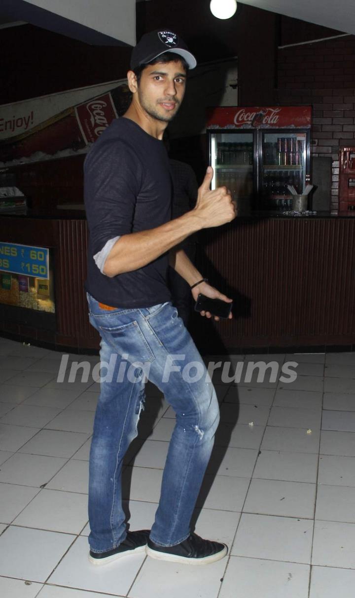 Sidharth Malhotra at Screening of Brothers