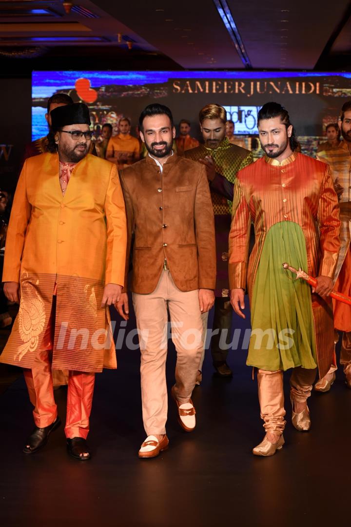 Ismail Darbar and Vidyut Jamwal at India Luxury Style Week 2015