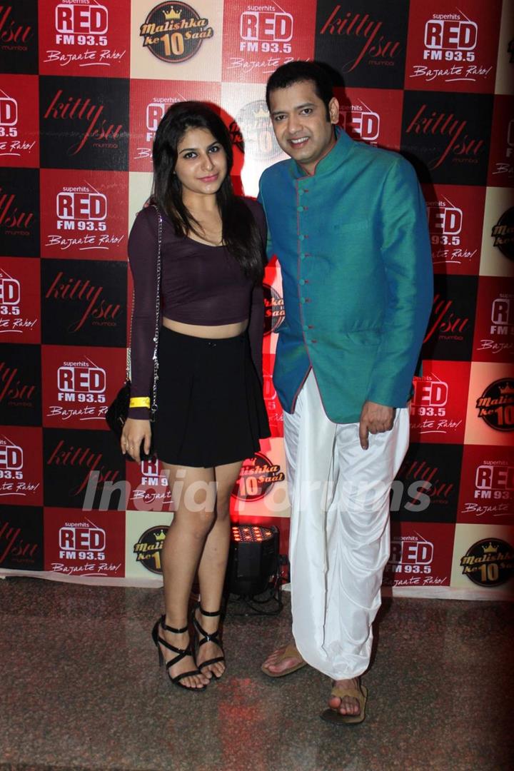 Rahul Mahajan at RJ Malishka's Bash With TV Celebs