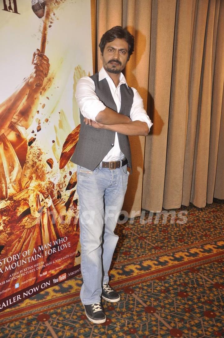 Nawazuddin Siddiqui at Press Meet of Manjhi - The Mountain Man