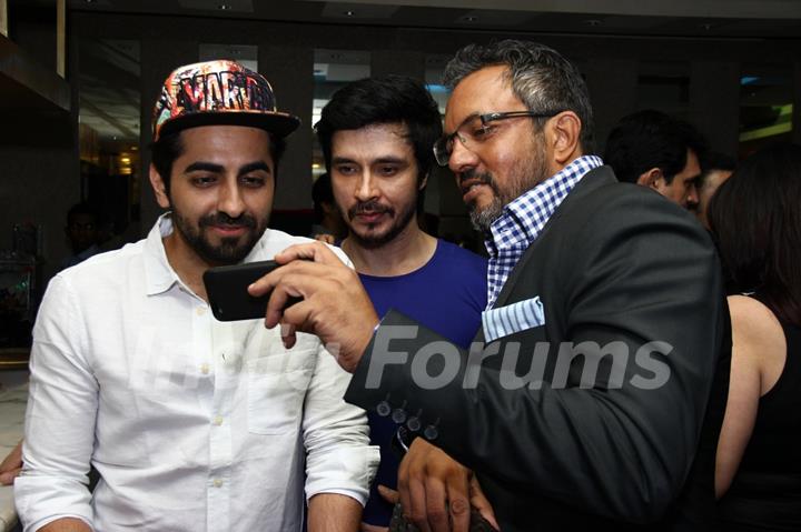 Darshan Kumar and Ayushmann Khurrana at Smita Thackarey's Birthday Bash