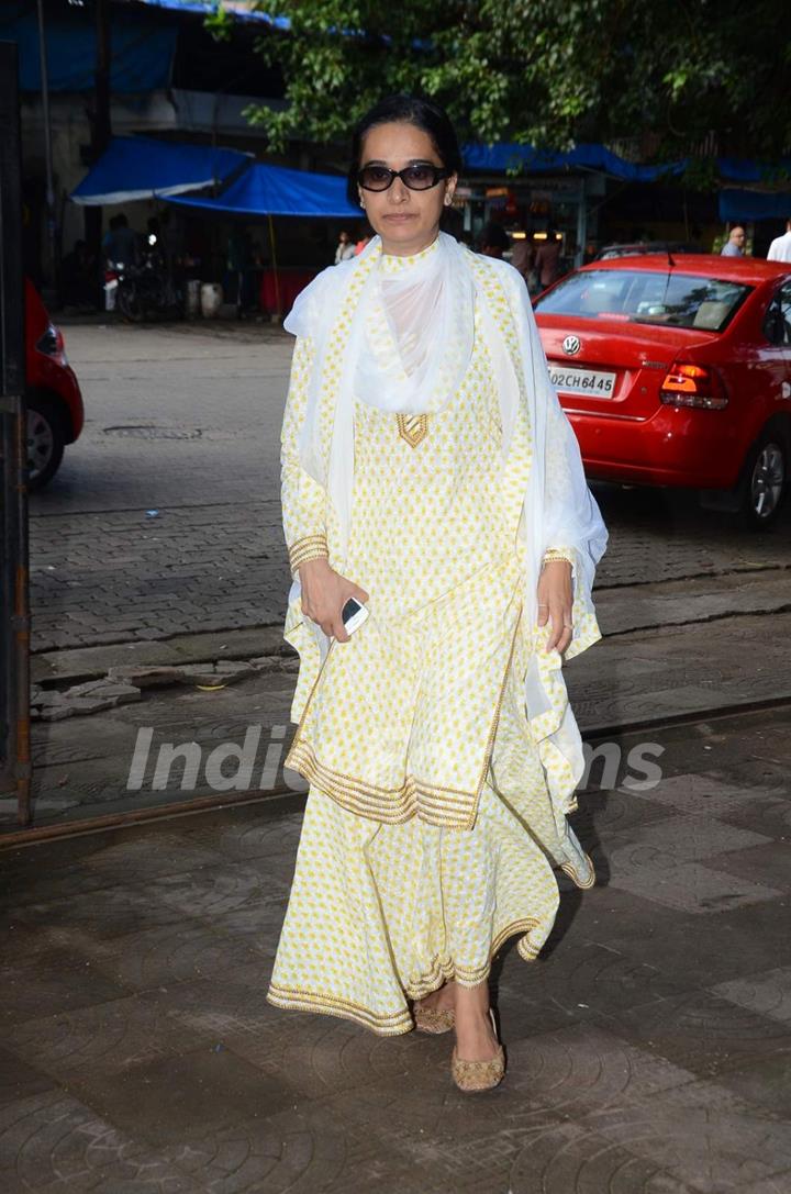 Shivangi Kolhapure at Prayer Meet of Shraddha Kapoor's Grandfather