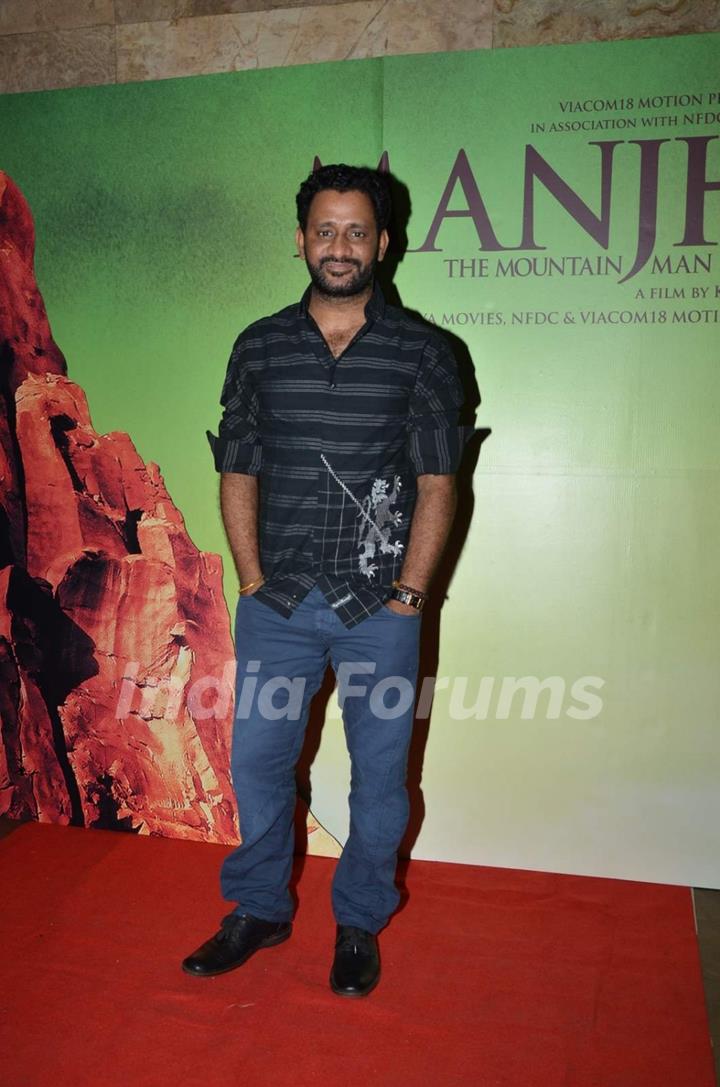 Resul Pookutty at Screening of Manjhi - The Mountain Man